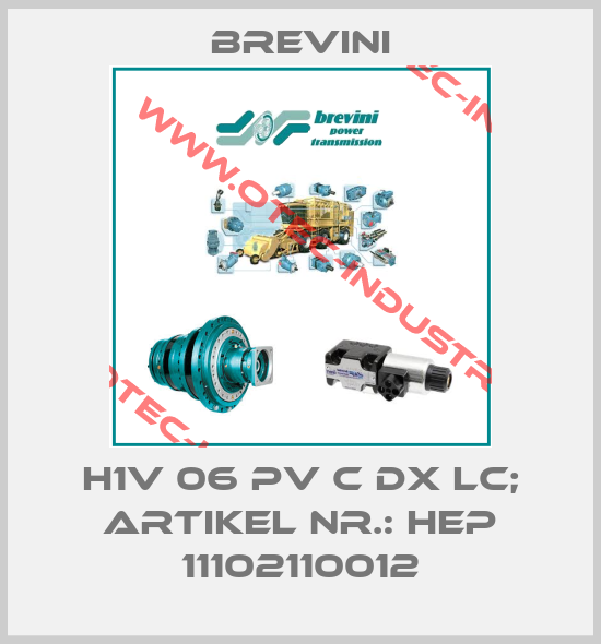 H1V 06 PV C DX LC; Artikel Nr.: HEP 11102110012-big