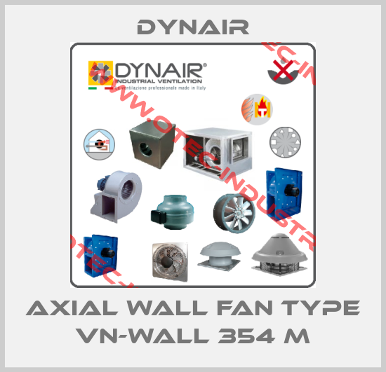 Axial wall fan type VN-Wall 354 M-big