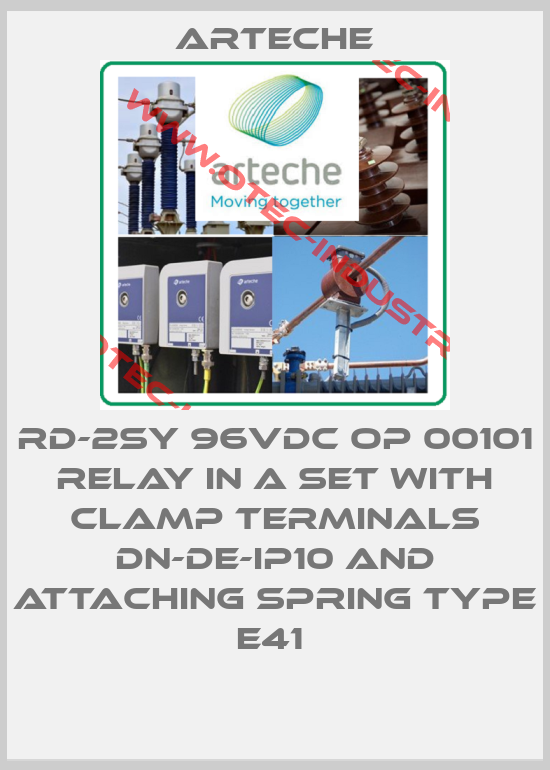 RD-2SY 96VDC OP 00101 RELAY IN A SET WITH CLAMP TERMINALS DN-DE-IP10 AND ATTACHING SPRING TYPE E41 -big