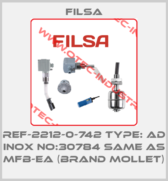 REF-2212-0-742 TYPE: AD INOX NO:30784 same as MFB-EA (brand Mollet)-big