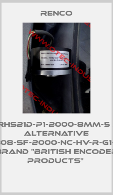 RHS21D-P1-2000-8MM-5 / alternative 260/2-B08-SF-2000-NC-HV-R-G1-HT-IP50 Brand "British Encoder Products" -big