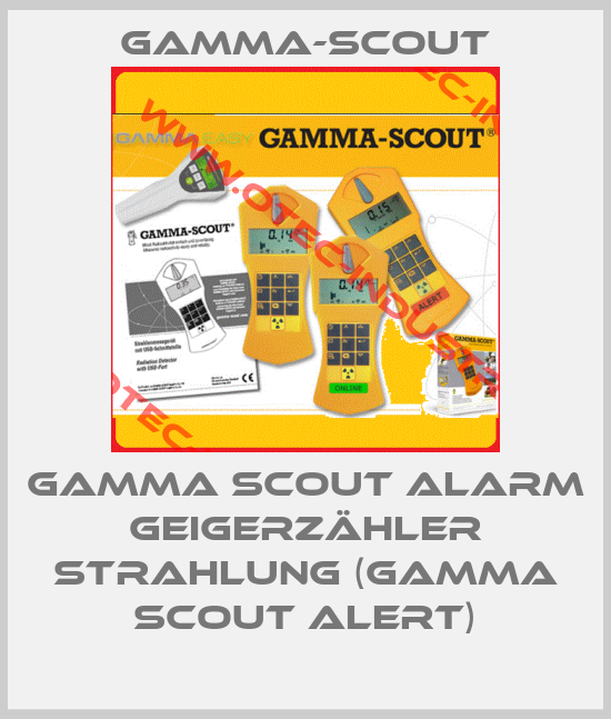 Gamma Scout Alarm Geigerzähler Strahlung (Gamma Scout Alert)-big