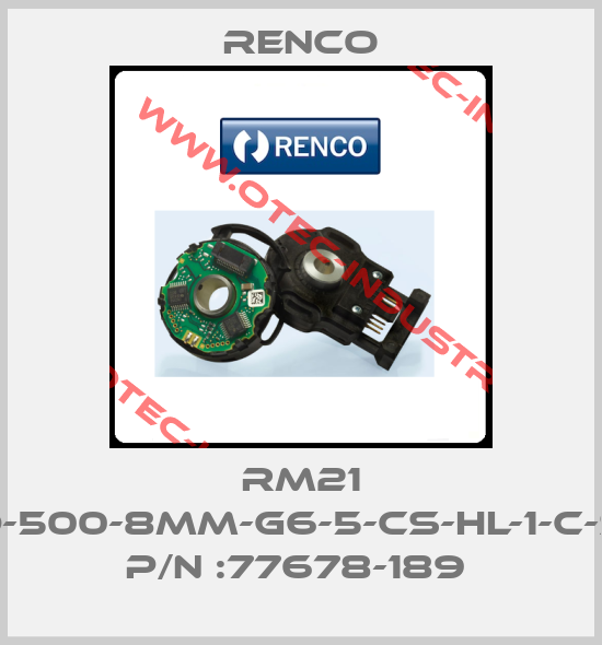 RM21 D-500-8MM-G6-5-CS-HL-1-C-S P/N :77678-189 -big