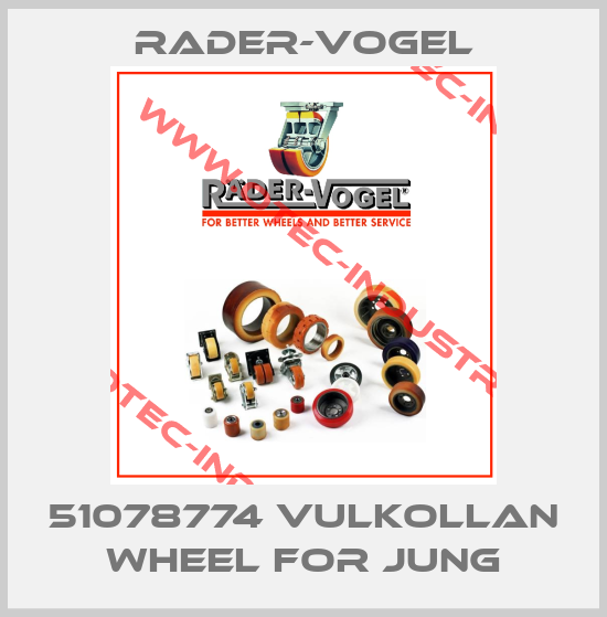 51078774 Vulkollan wheel for JUNG-big