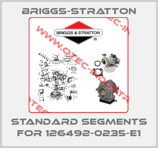 Standard Segments For 126492-0235-E1-big