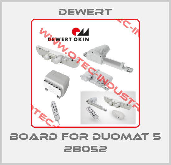 Board for DUOMAT 5 28052-big