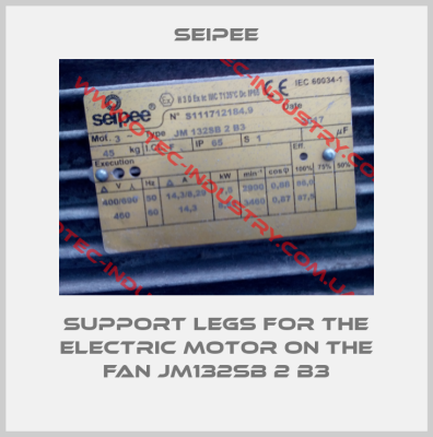Support legs for the electric motor on the fan JM132SB 2 B3-big
