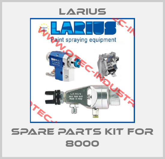 spare parts kit for 8000-big