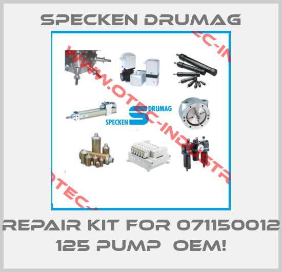 Repair Kit for 071150012 125 Pump  OEM!-big