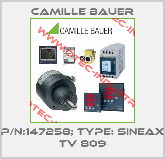 p/n:147258; Type: Sineax TV 809-big