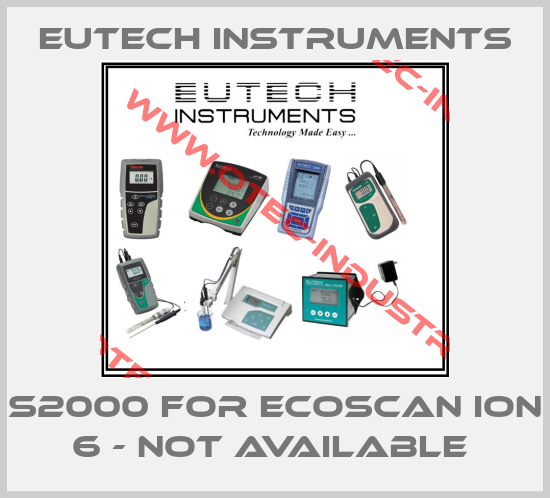 S2000 FOR ECOSCAN ION 6 - NOT AVAILABLE -big