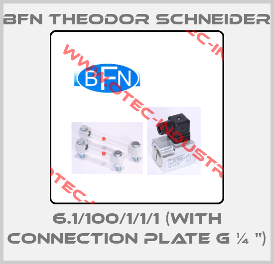 6.1/100/1/1/1 (With connection plate G ¼ ")-big