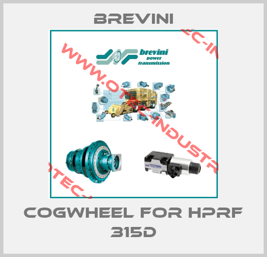 Cogwheel for HPRF 315D-big
