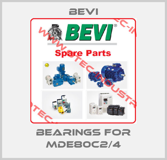 Bearings for MDE80C2/4-big