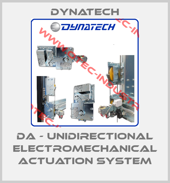 DA - Unidirectional electromechanical actuation system-big