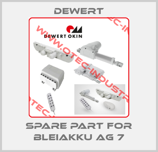 Spare part for Bleiakku AG 7-big