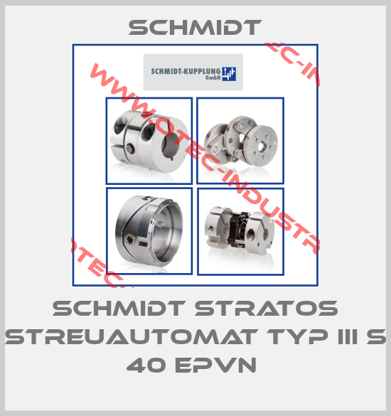 Schmidt Stratos Streuautomat Typ III S 40 EPVN -big