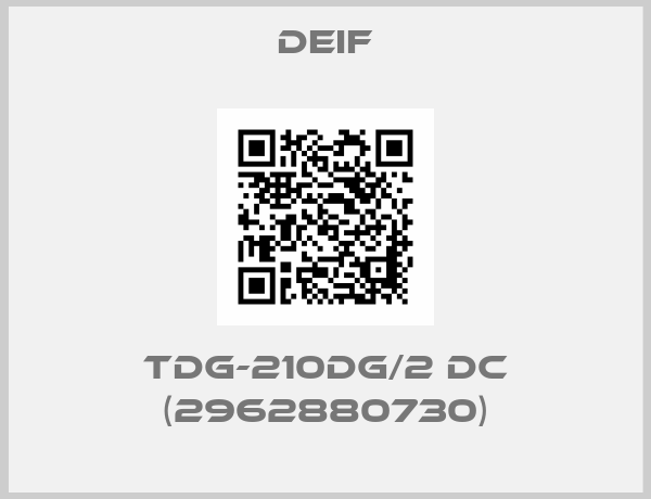 TDG-210DG/2 DC (2962880730)-big