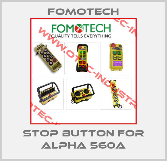 stop button for ALPHA 560A-big