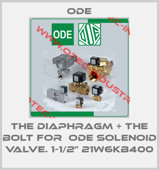 the diaphragm + the bolt for  ODE Solenoid Valve. 1-1/2” 21W6KB400-big