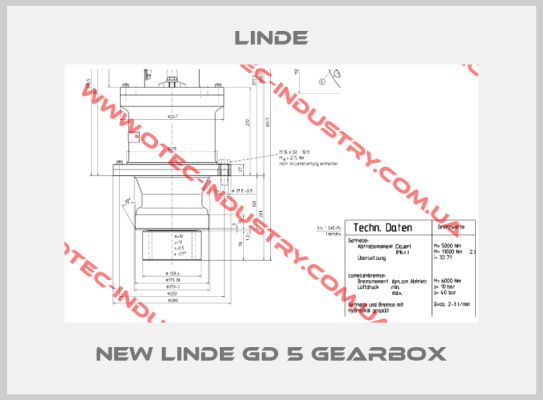 New Linde GD 5 gearbox-big