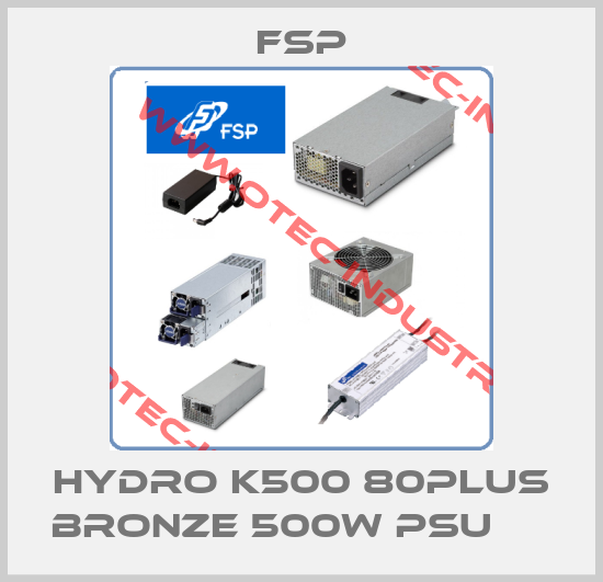 HYDRO K500 80PLUS BRONZE 500W PSU     -big
