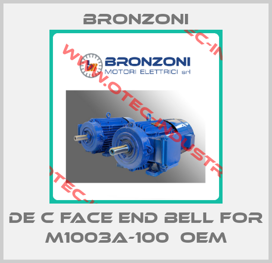 DE C face end bell for M1003A-100  OEM-big
