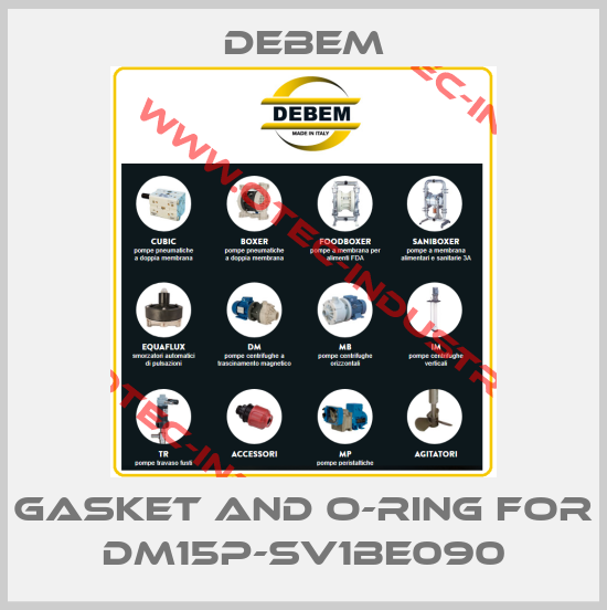 gasket and o-ring for DM15P-SV1BE090-big