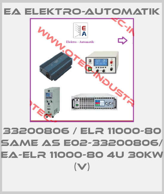 33200806 / ELR 11000-80 same as E02-33200806/  EA-ELR 11000-80 4U 30kW (V)-big