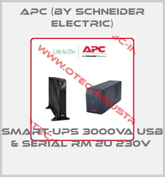 SMART-UPS 3000VA USB & SERIAL RM 2U 230V -big
