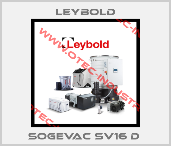 SOGEVAC SV16 D -big