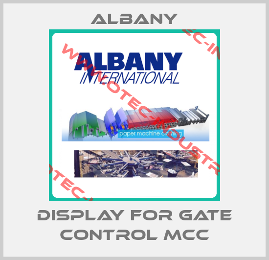 Display for gate control MCC-big
