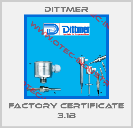 Factory certificate 3.1B-big