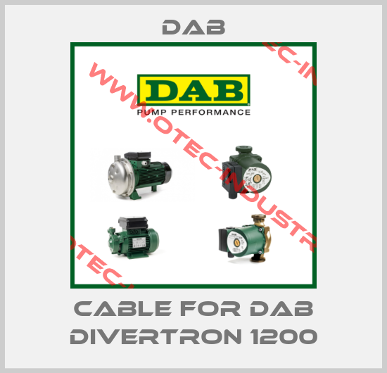 cable for DAB divertron 1200-big