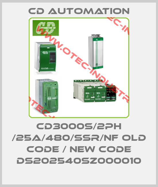 CD3000S/2PH /25A/480/SSR/NF old code / new code DS202540SZ000010-big