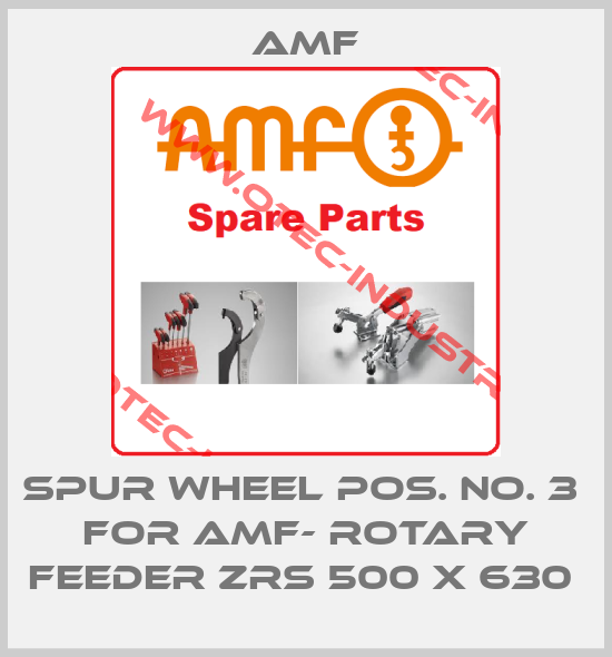 Spur Wheel Pos. No. 3  For AMF- Rotary Feeder ZRS 500 x 630 -big