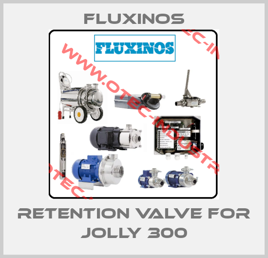 Retention valve for Jolly 300-big