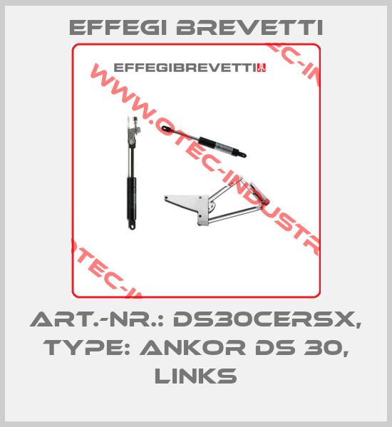 Art.-Nr.: DS30CERSX, Type: Ankor DS 30, links-big