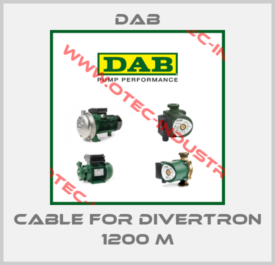 Cable for DIVERTRON 1200 M-big