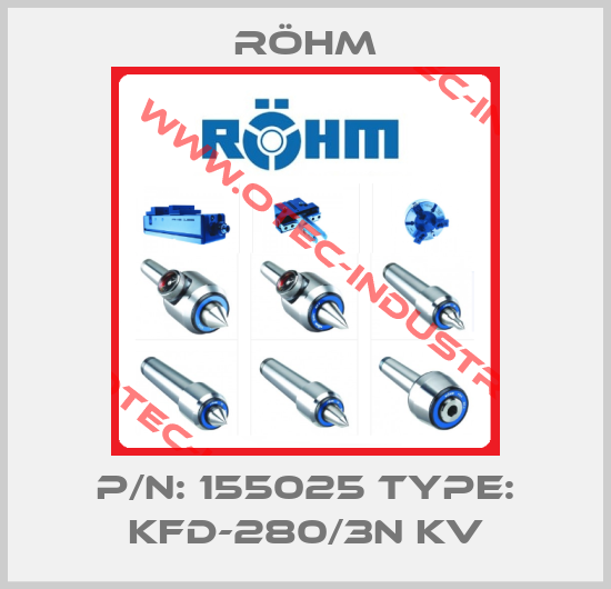 P/N: 155025 Type: KFD-280/3N KV-big