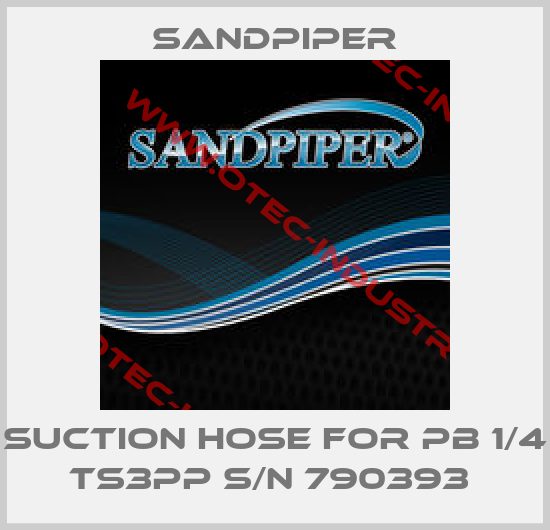 Suction hose for PB 1/4 TS3PP S/N 790393 -big