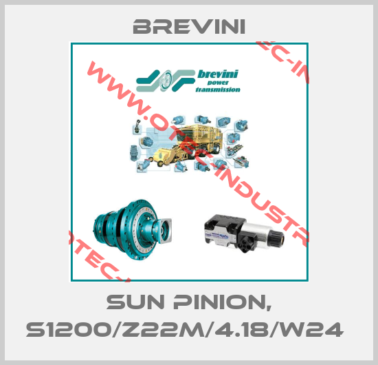 SUN PINION, S1200/Z22M/4.18/W24 -big
