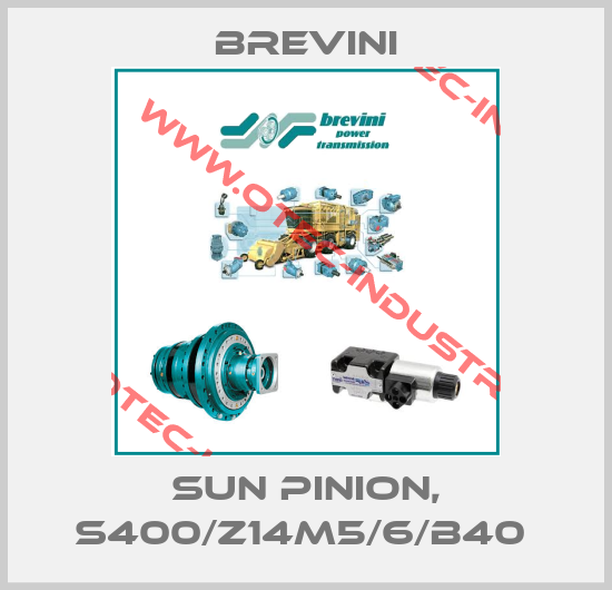 SUN PINION, S400/Z14M5/6/B40 -big