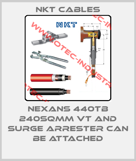 Nexans 440TB 240sqmm VT and Surge Arrester can be attached-big