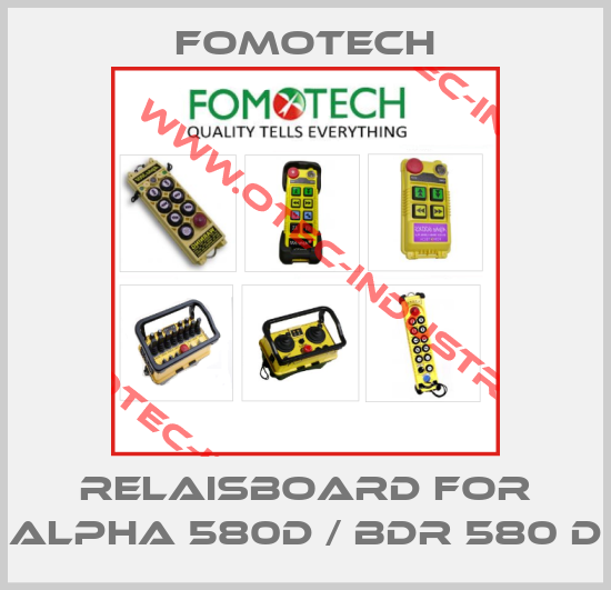 Relaisboard for ALPHA 580D / BDR 580 D-big