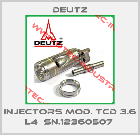  Injectors Mod. TCD 3.6 L4  SN.12360507 -big