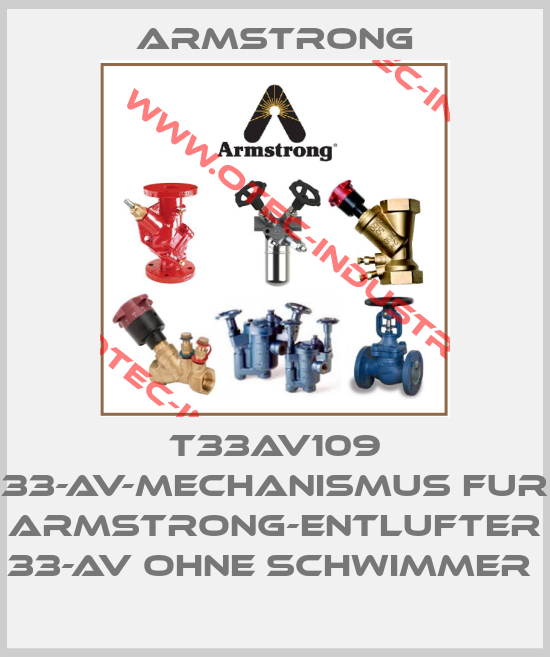T33AV109 33-AV-MECHANISMUS FUR ARMSTRONG-ENTLUFTER 33-AV OHNE SCHWIMMER -big