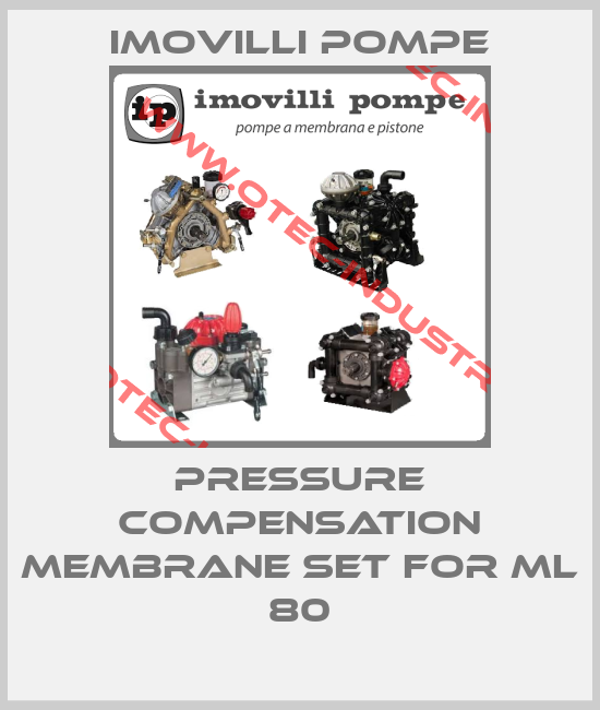 pressure compensation membrane set for ML 80-big