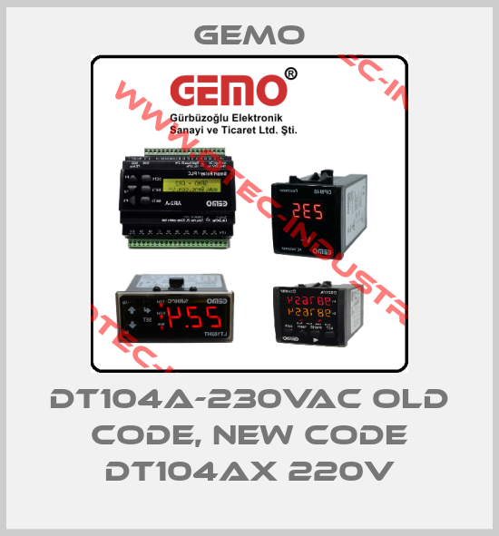 DT104A-230VAC old code, new code DT104AX 220V-big
