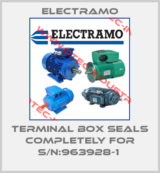 Terminal box seals completely for S/N:963928-1 -big